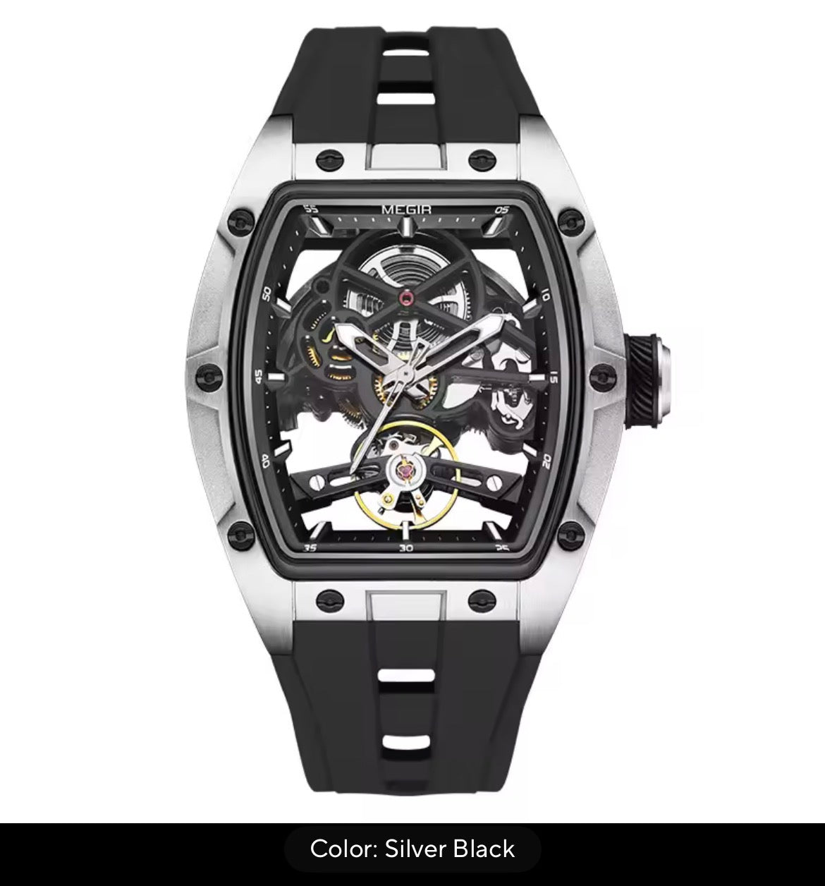Elite Fashion Sport Mechanics Watch