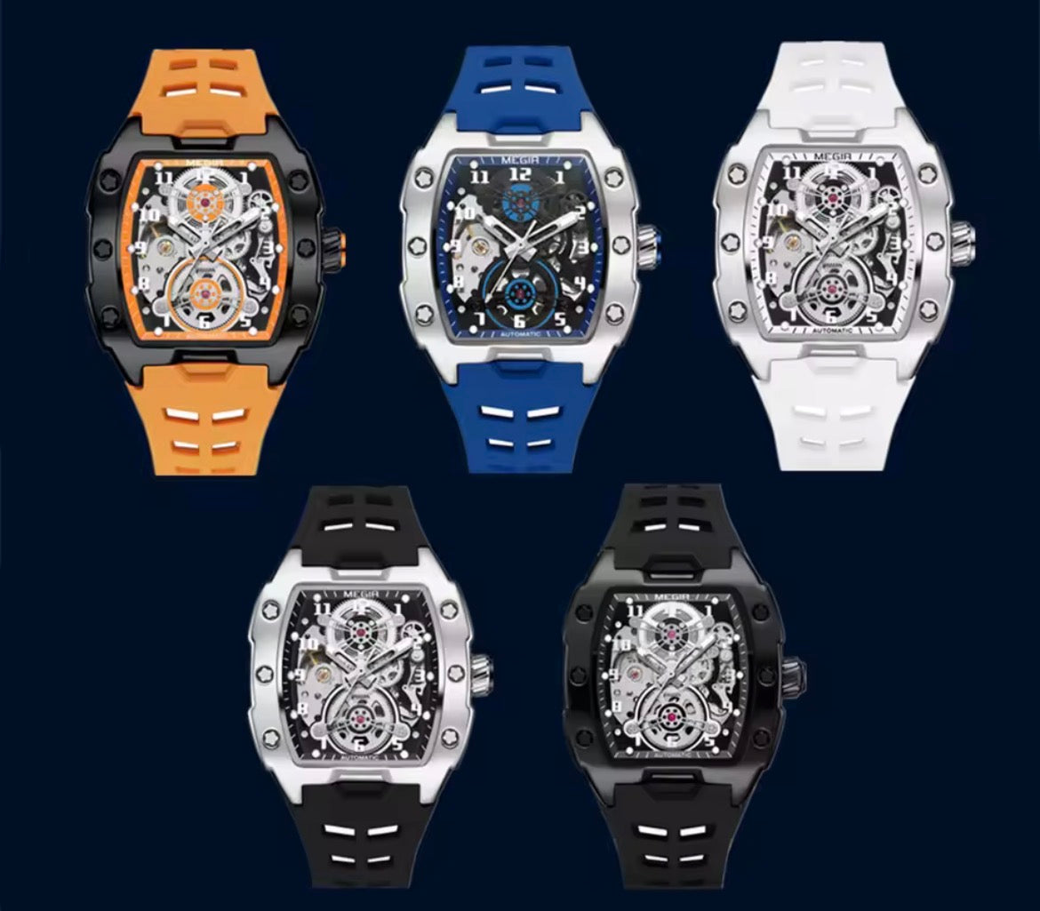 Elite Fashion Sport Mechanics Watch