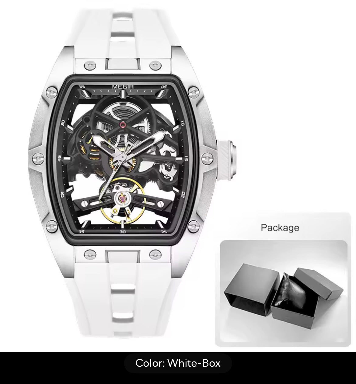 Elite Fashion Sport Mechanics Watch