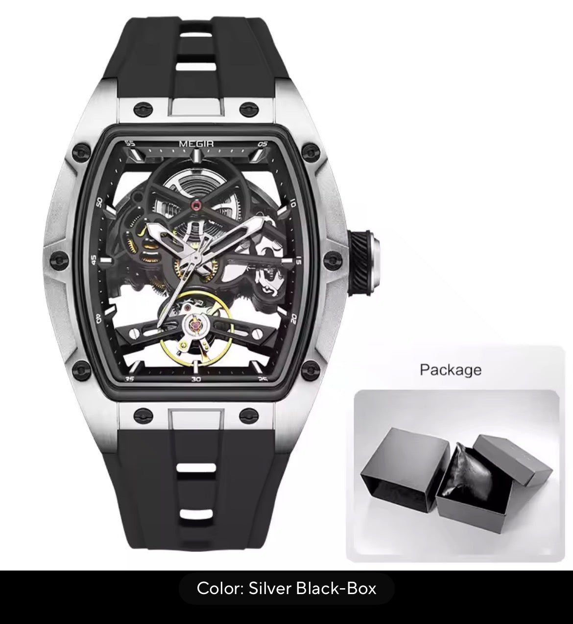 Elite Fashion Sport Mechanics Watch