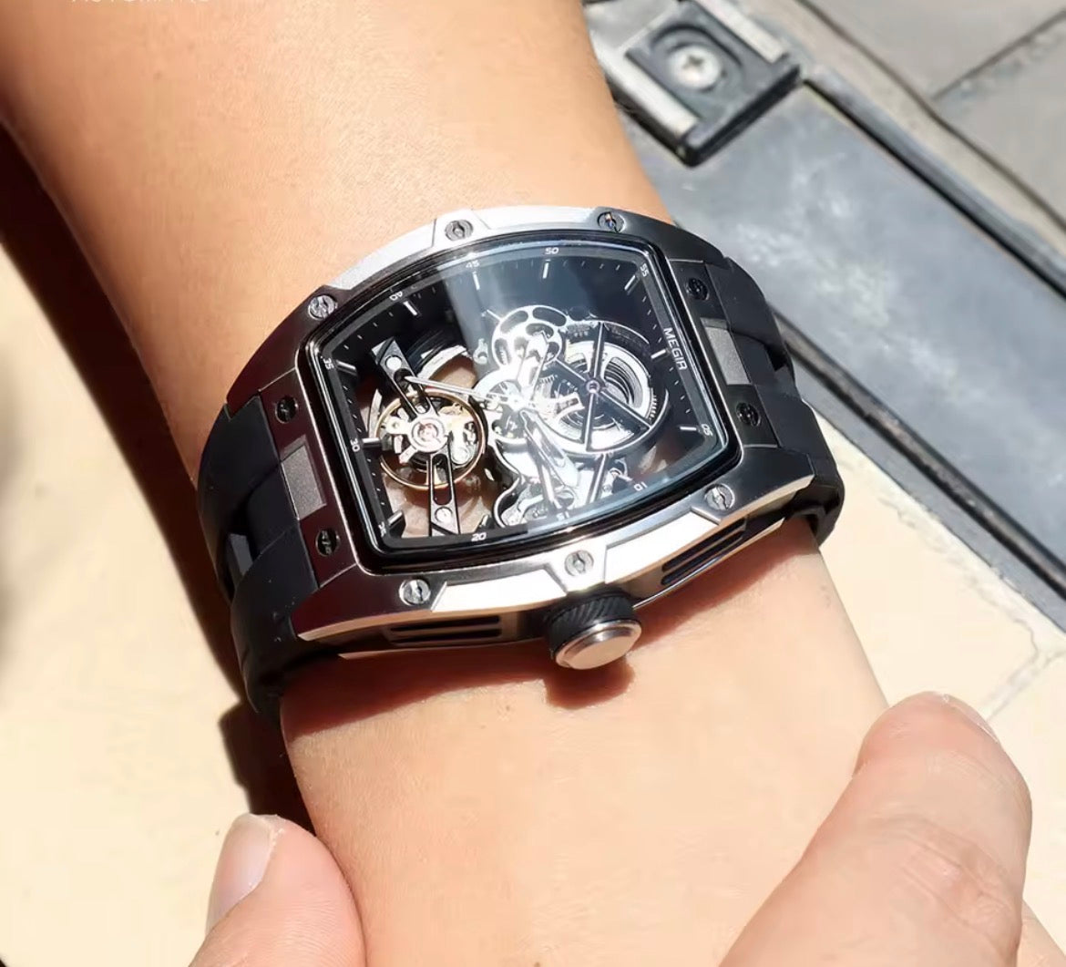 Elite Fashion Sport Mechanics Watch