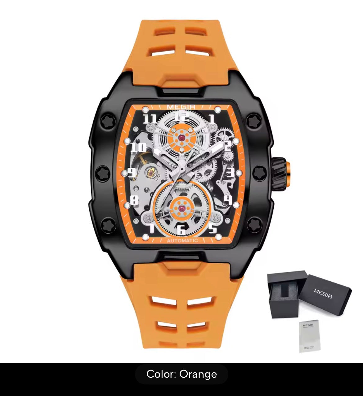 Elite Fashion Sport Mechanics Watch